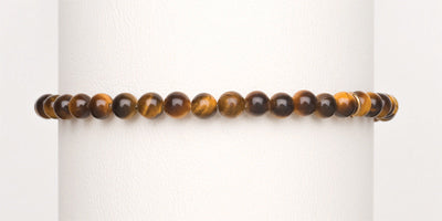 4mm Large - Womens - Mens Stretch Bracelet (Choose Your Stone)