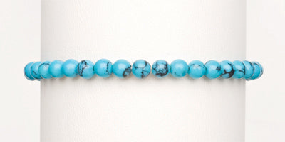 4mm Large - Womens - Mens Stretch Bracelet (Choose Your Stone)