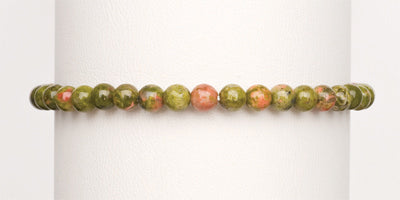 4mm Large - Womens - Mens Stretch Bracelet (Choose Your Stone)