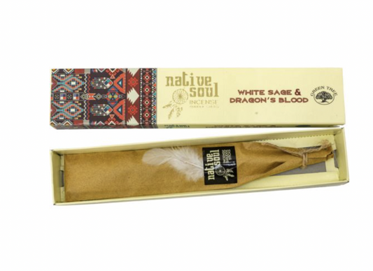 Native Soul White Sage & Dragon's Blood Incense Sticks