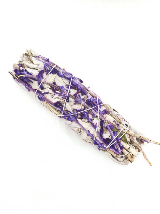 4" White Sage & Lavendar Smudge Wands