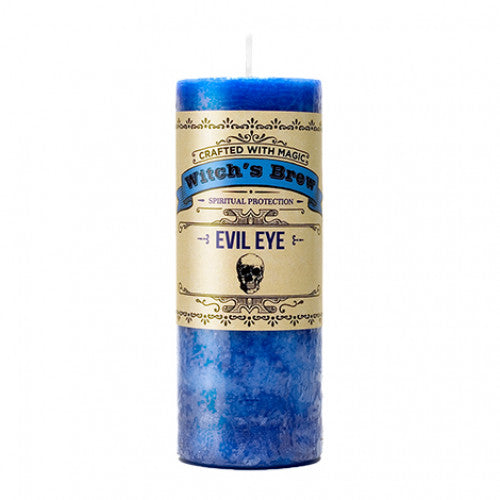 Witch's Brew Pillar Candle: Evil Eye