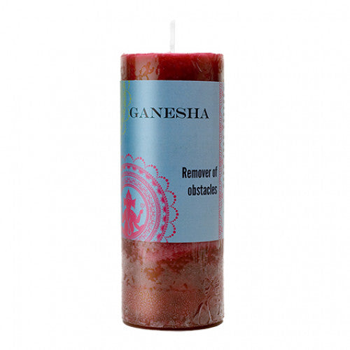 World Magic Ganesha Pillar Candle