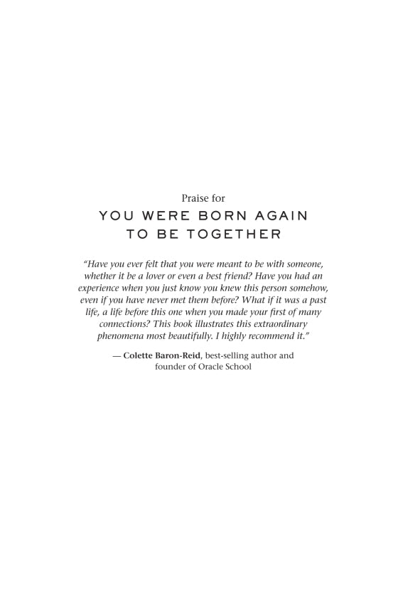 You Were Born Again to Be Together (Book)