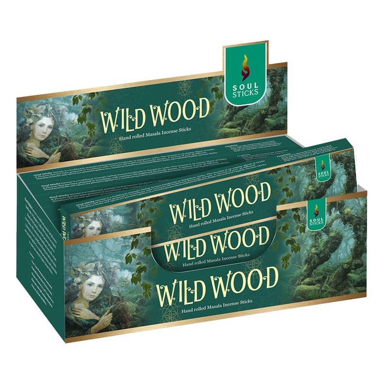 Masala Incense Sticks - Wild Wood Soul Sticks (12)