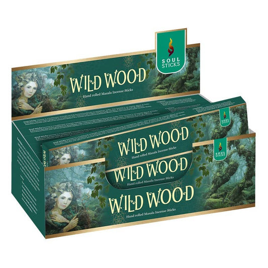 Masala Incense Sticks - Wild Wood Soul Sticks (12)