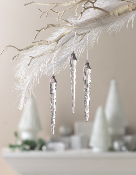 Icicle Ornaments.