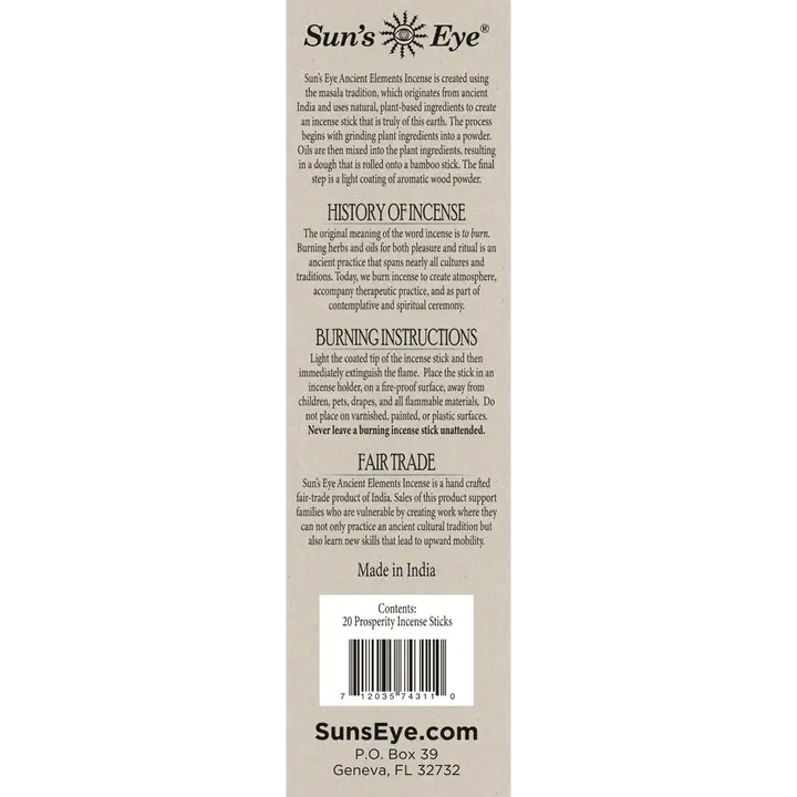 Prosperity Incense Refill Case