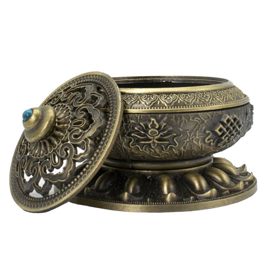 Tibetan Brass Incense Burner