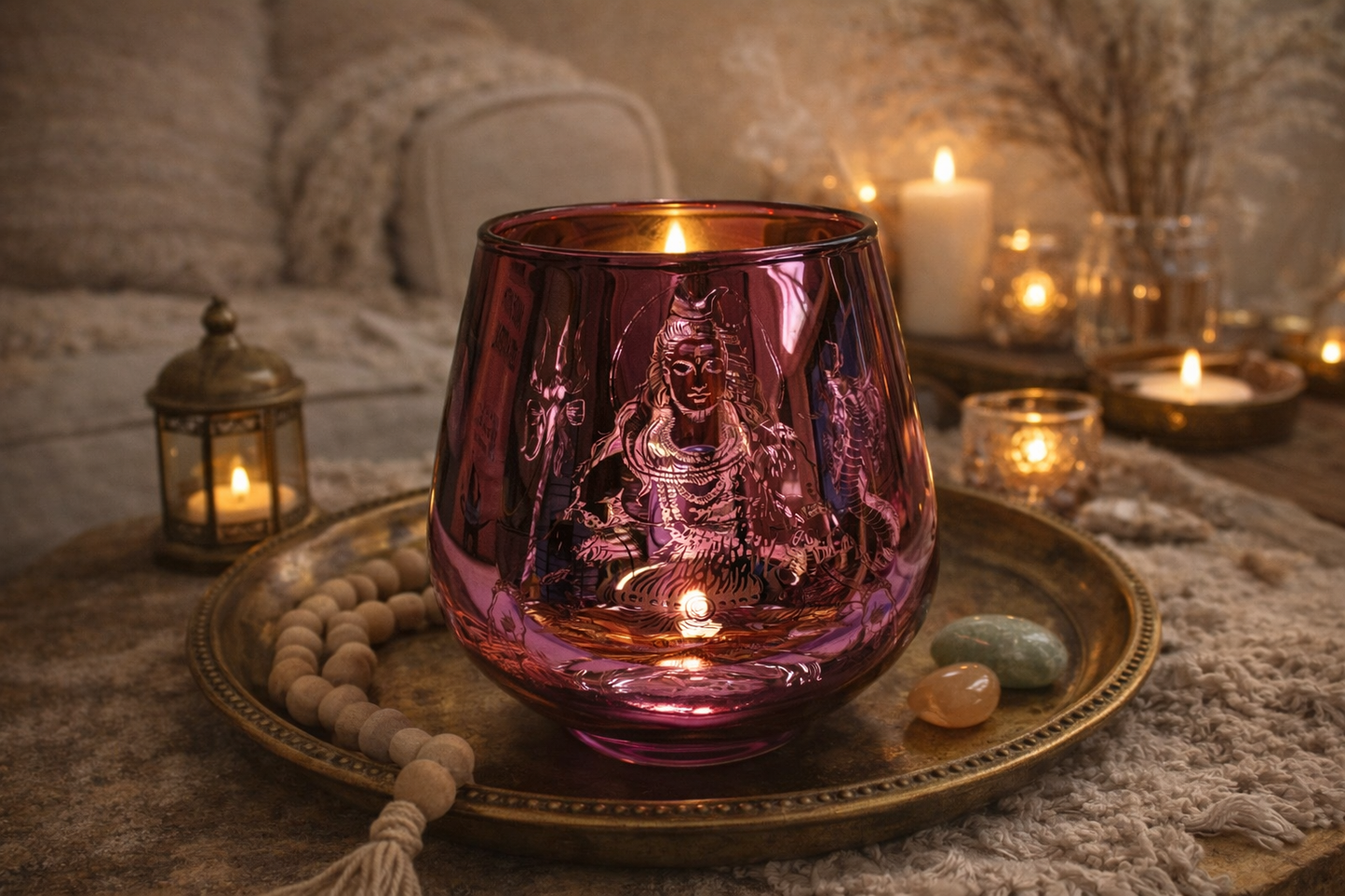 Candle Holder - Shiva