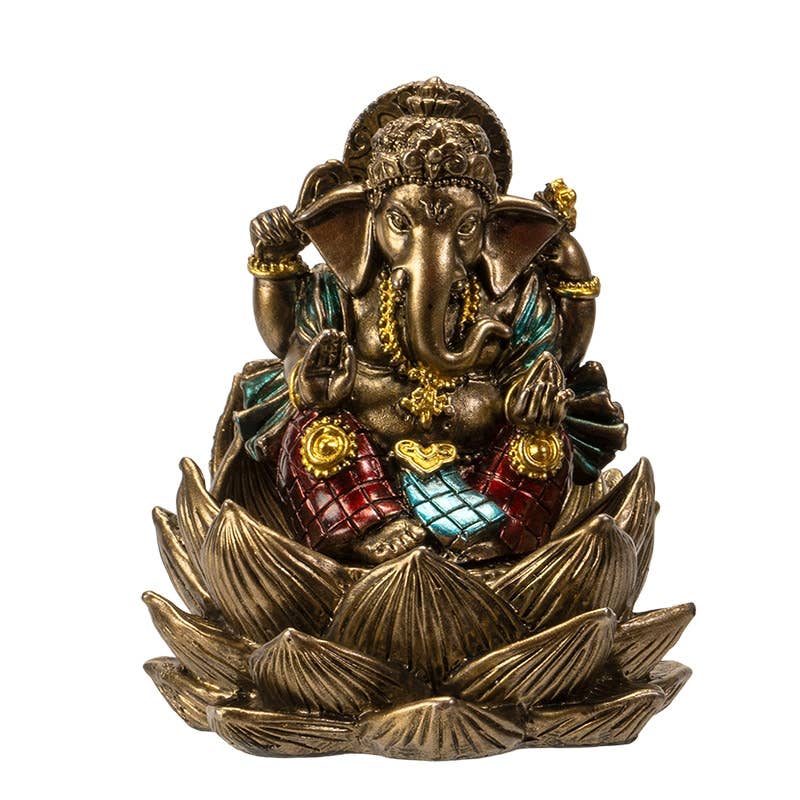 Ganesha Hindu God on Lotus