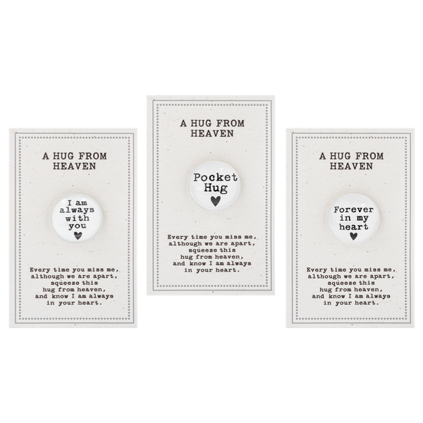 A Hug From Heaven Memorial Pocket Token