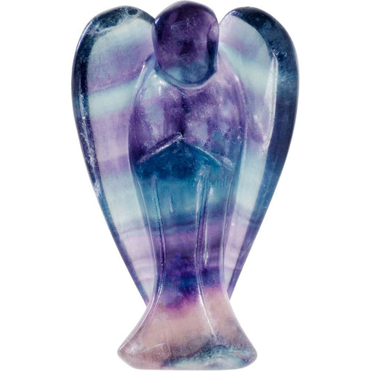 Stone Carving Figurine - 1.75 " - Fluorite Angel (Each)