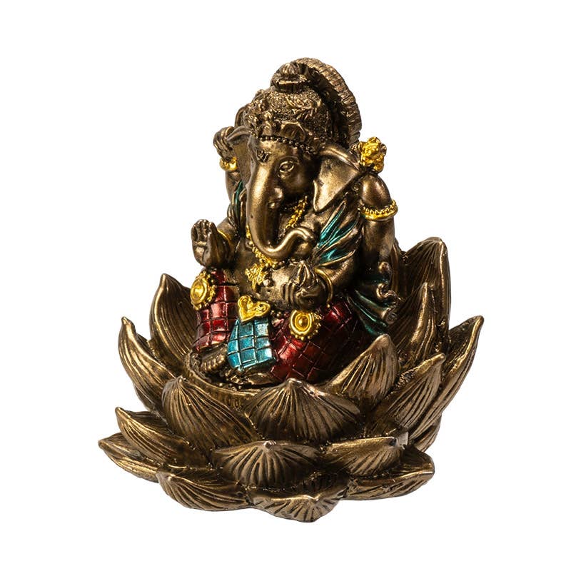 Ganesha Hindu God on Lotus