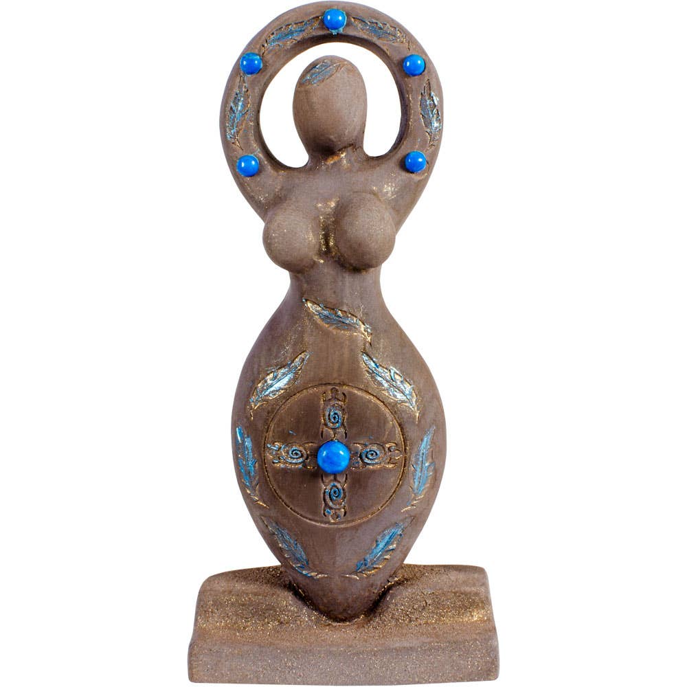 Gypsum Cement Figurine - Shaman Goddess (Each)