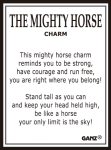 The Mighty Horse Charm