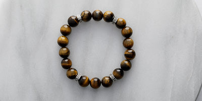 10mm Tiger Eye - Stretch Bracelet